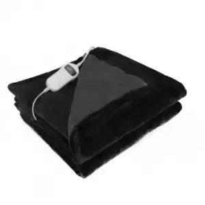 Image of EZY Sleep Fleece Electric Heated Blanket - Grey