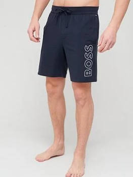 image of BOSS Bodywear Identity Lounge Shorts - Navy Size M Men