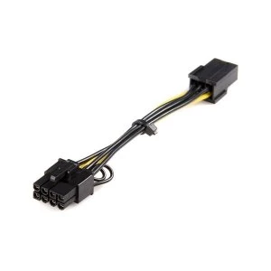 image of StarTech PCI Express 6 pin to 8 pin Power Adapter Cable