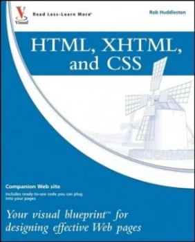 Image of Html Xhtml and Css by Rob Huddleston Paperback