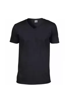 image of Soft Style V-Neck Short Sleeve T-Shirt