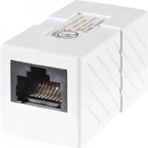 Image of Belkin RJ45 Networks Adapter CAT 5e [1x RJ45 socket - 1x RJ45 socket] White