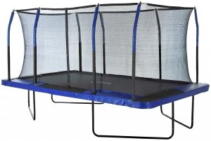 image of Upper Bounce 14ft Easy Assemble Trampoline with Enclosure