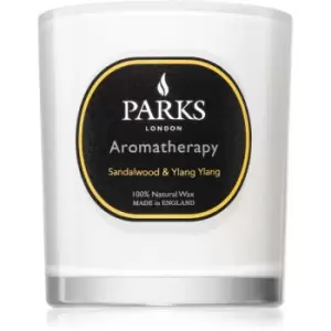 Image of Parks London Aromatherapy Sandalwood Ylang Ylang Scented Candle 220g