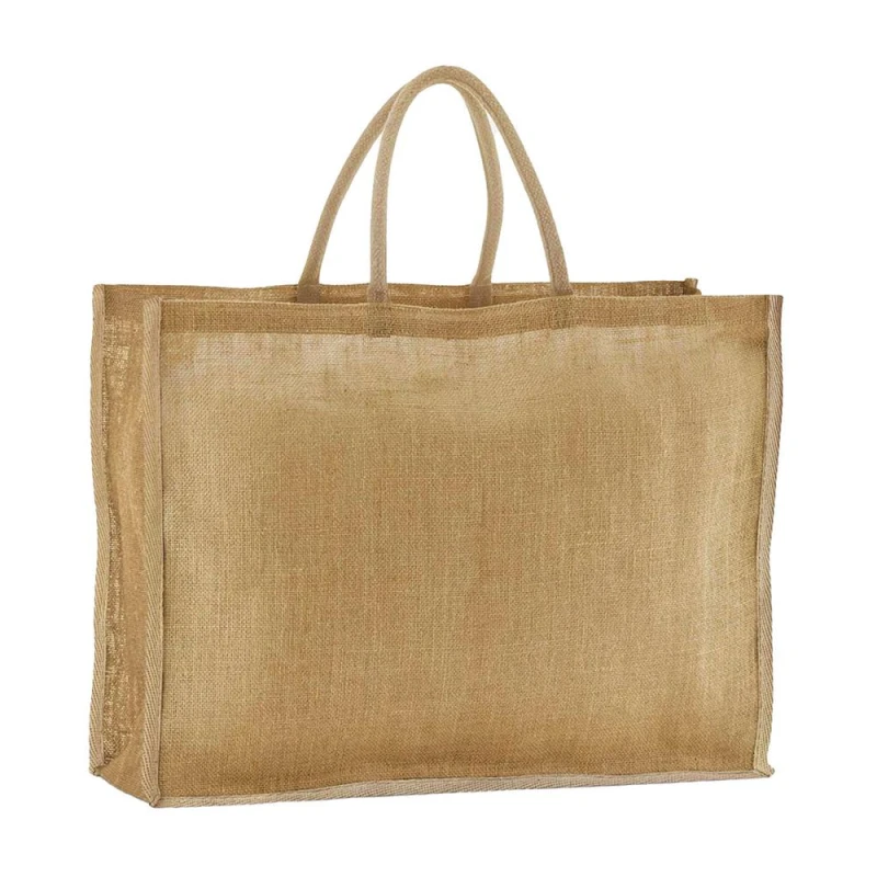 Image of Westford Mill Womens Market Starched Jute Tote Bag in Natural Natural Female One Size