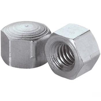 Image of Toolcraft 194783 Low Form Domed Cap Nuts DIN 917 Galvanized Steel ...