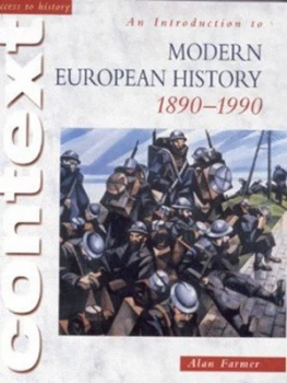 Image of An Introduction to Modern European History 1890-1990 by Alan Farmer Paperback