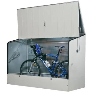 Image of Trimetals Protect-a-cycle Metal Shed - Cream