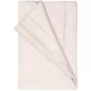 Image of Belledorm - 200 Thread Count Egyptian Cotton Flat Sheet (Superking) (Powder Pink) - Powder Pink