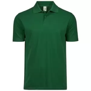 Image of Tee Jays Mens Power Pique Organic Polo Shirt (3XL) (Forest Green)