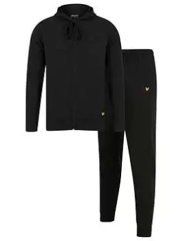 Image of Lyle & Scott Earl Lounge Set - Black, Size XL, Men