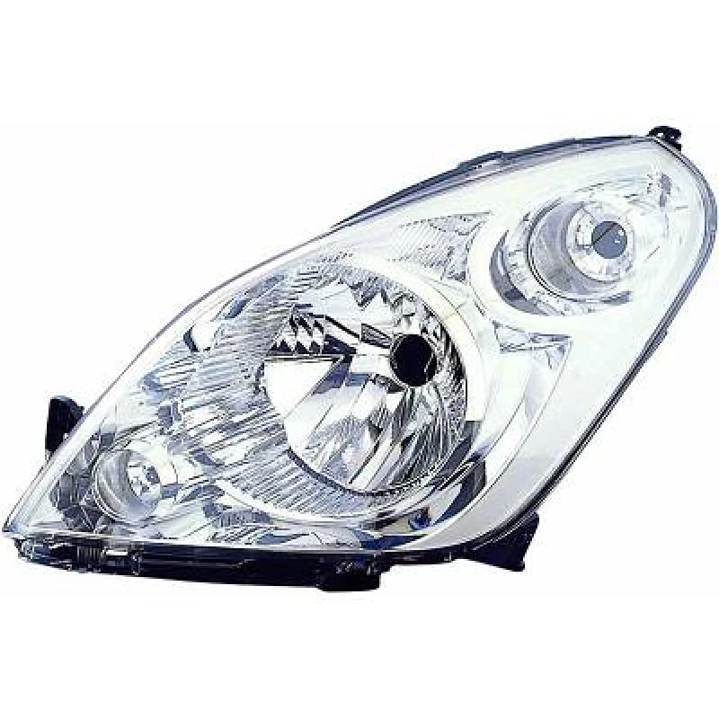 Image of DIEDERICHS 6466981 Headlights H4, Left, with motor for headlamp levelling Headlight (259)