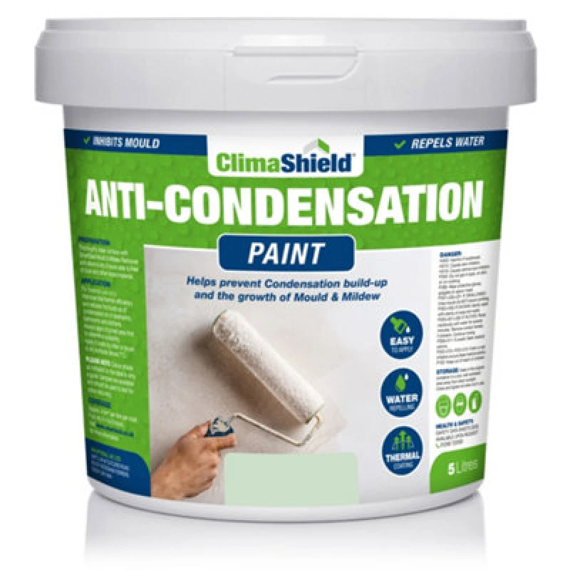 Image of Smartseal Anti-condensation Paint -forest Dawn (2.5L) Reduce Condensation On Walls And Ceilings, Green 5.061E+12