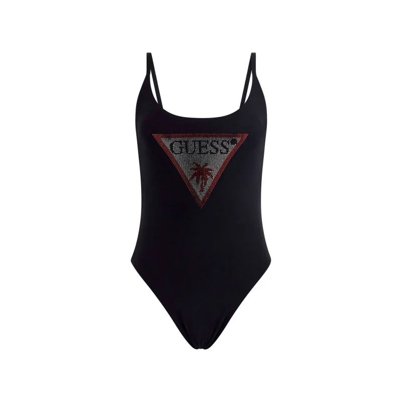 Image of Womens 1 Piece swimsuit Guess Rhinestone Noir Female XS