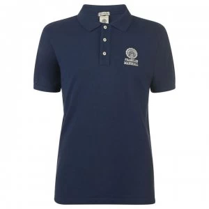 Image of Franklin and Marshall Stamp Polo Shirt - Navy