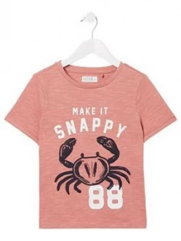 Image of Fat Face Make It Snappy Graphic Tee - Pink
