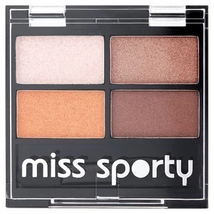 image of Miss Sporty Studio Quattro Eyeshadow Palette no.413 Brown