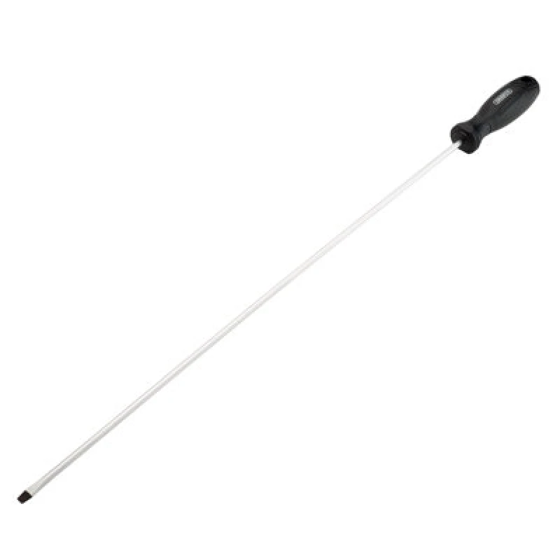 Image of Draper 13553 Slotted Hard Grip Screwdriver, 5.5 x 450mm 13553
