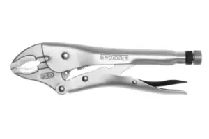 Image of Teng Tools 401-10 10" Power Grip Pliers Plated/Round 47mm Capacity