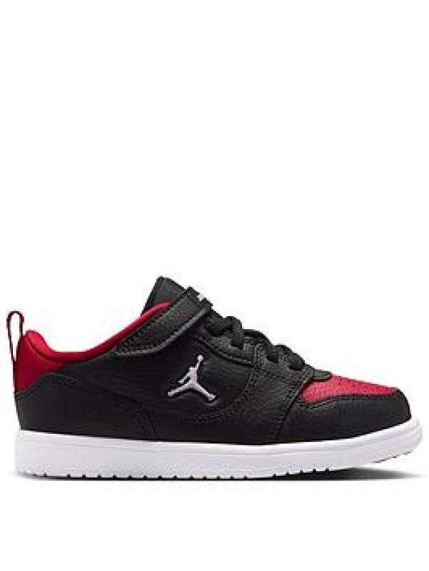 Image of Air Jordan Kids Low-Top Trainers - Black Male 1