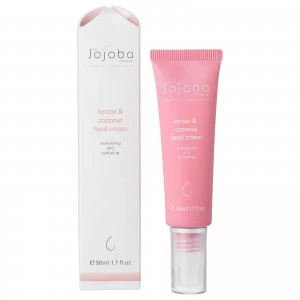 image of The Jojoba Company Lemon and Coconut Hand Cream 50ml