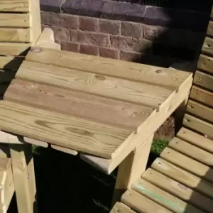 Image of Hawthorn Outdoor Angled Connecting Tray, Wood