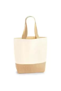 Jute Base Canvas Shopper