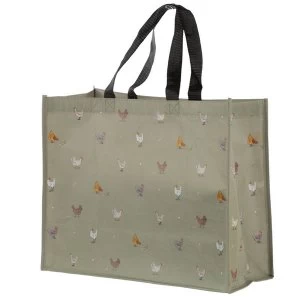 image of Willow Farm Chicken Recycled Plastic Bottles RPET Reusable Shopping Bag