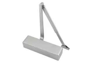 image of Eclipse 28985 93 Series Size 2-4 Fire Door Closer Radius Cover Silver BC DA CE UKCA Silver