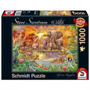 Image of Schmidt Steve Sundram: African Kingdom 1000 Piece Jigsaw Puzzle
