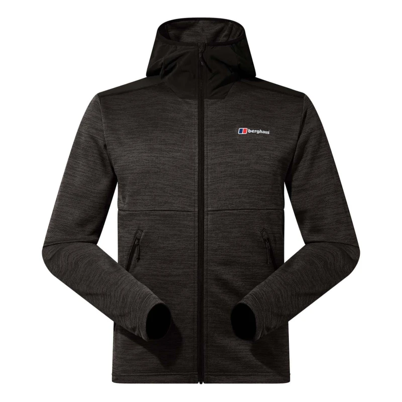 Image of Berghaus Thraskii Hooded Jacket Softshell Jackets S Grey 30073602350