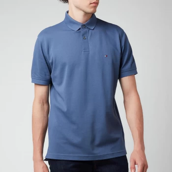 image of Tommy Hilfiger Mens 1985 Regular Polo Shirt - Faded Indigo - L