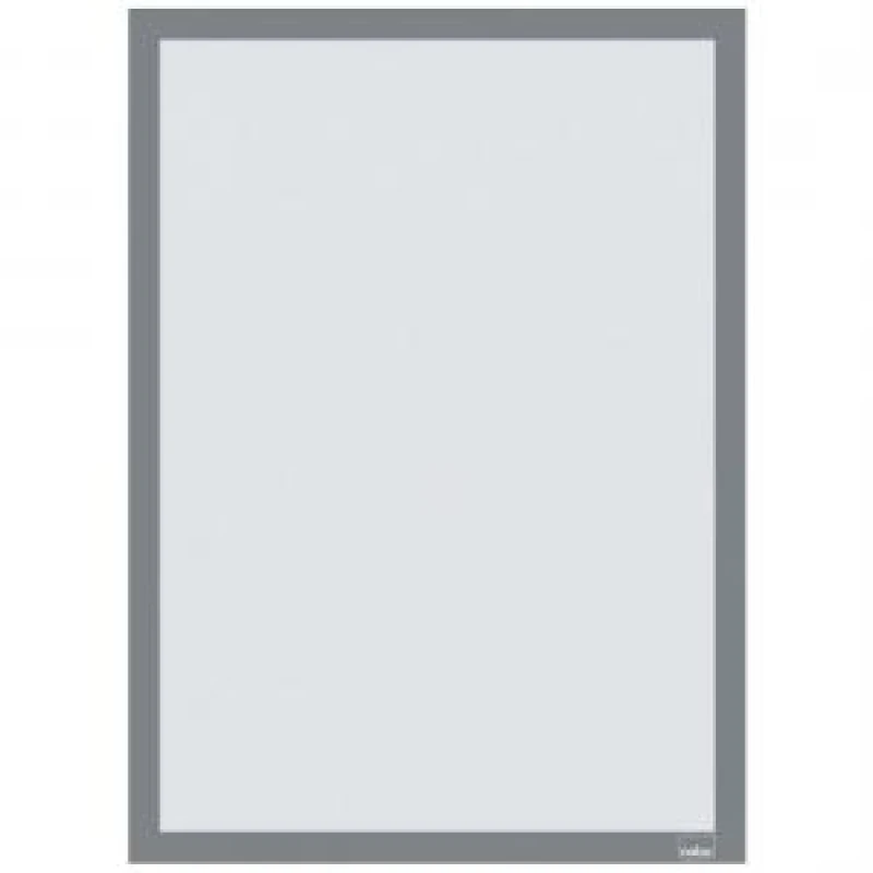 Image of Nobo 1915699 Self - adhesive Magnetic Poster Frame A3 Silver