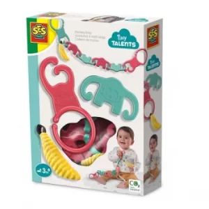 Image of Ses Creative Tiny Talents Childrens Monkey Links Toy- Unisex