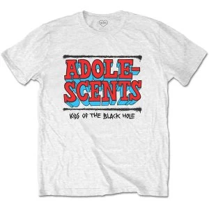 Image of The Adolescents - Kids Of The Black Hole Unisex Large T-Shirt - White