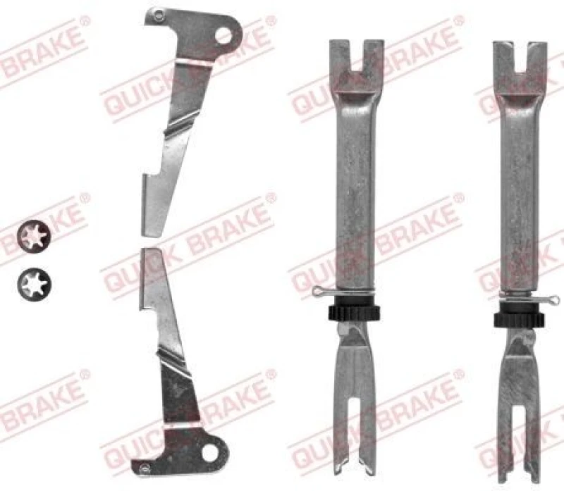 Image of QUICK BRAKE Brake shoe adjuster QUICK BRAKE 102 53 013