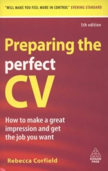 Image of Preparing the Perfect Cv by Rebecca Corfield Book
