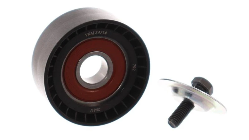 Image of SKF VKM 34714 Idler Pulley Deflection/Guide Pulley,v-ribbed belt (312)