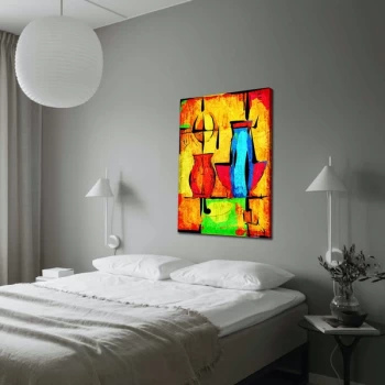Image of 70100ABSC - 019 Multicolor Decorative Canvas Painting