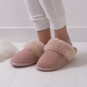 image of Just Sheepskin Duchess Sheepskin Ladies Slippers Rose (Pink)