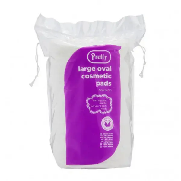 Image of Pretty Large Oval Cosmetic Pads 50vnt