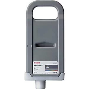 Image of Canon PFI704GY Grey Ink Cartridge