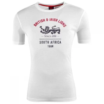 Image of Canterbury British and Irish Lions Graphic T Shirt Mens - White