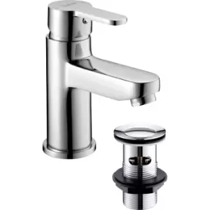 image of Deva Ethos Taps Basin Mixer in Chrome