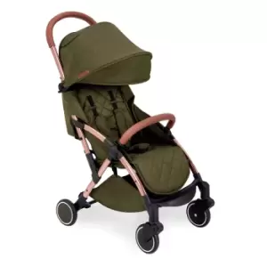 Image of Ickle Bubba Globe Stroller - Khaki on Rose Gold