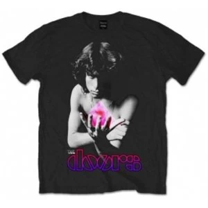 Image of The Doors Psychadelic Jim Mens Black T Shirt: Large