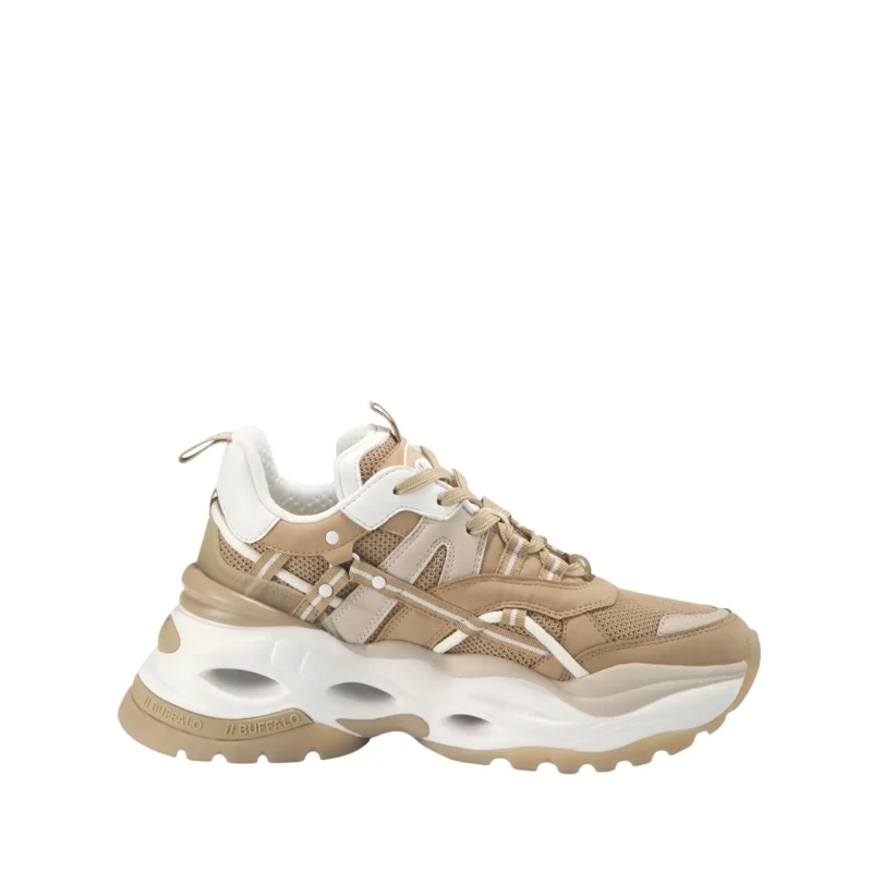 Image of Buffalo Womens Trainers Buffalo Triplet hollow Beige Female 39