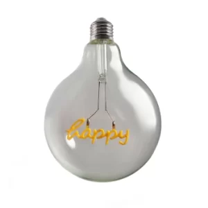 Image of Vintage 2W LED Happy Globe Bulb with ES/E27 Cap