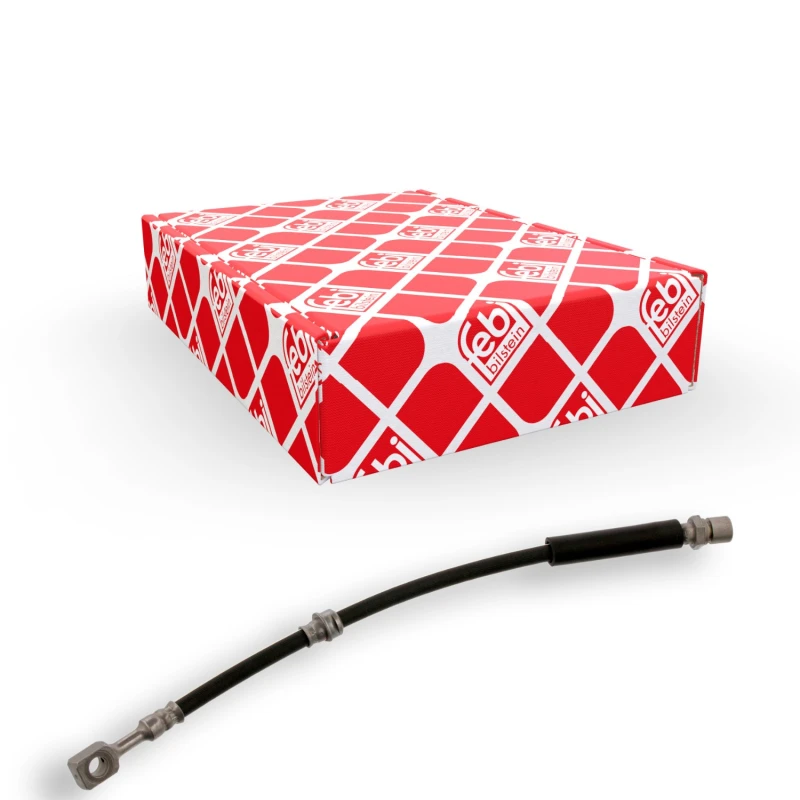 Image of FEBI BILSTEIN 02493 Brake Hose Front Axle Right Brake Hose (83)