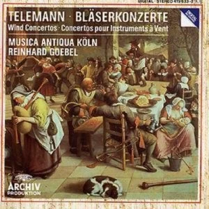 Image of Wind Concertos by Georg Philipp Telemann CD Album